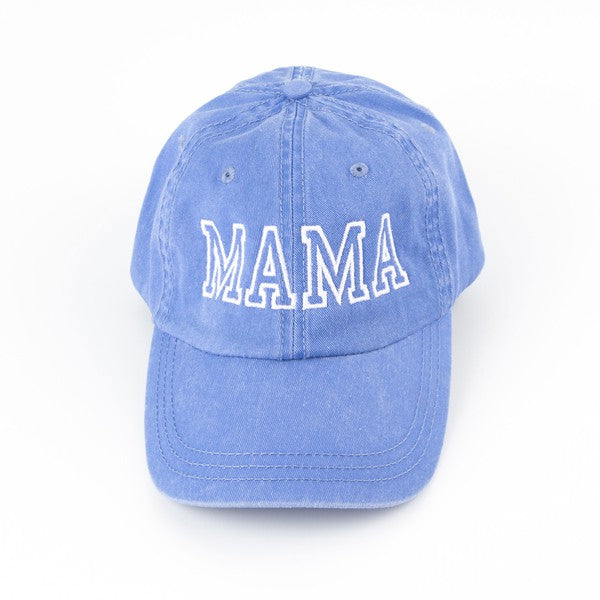 Embroidered Mama Outline Canvas Hat