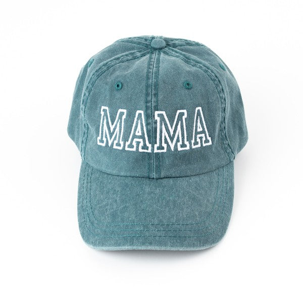 Embroidered Mama Outline Canvas Hat