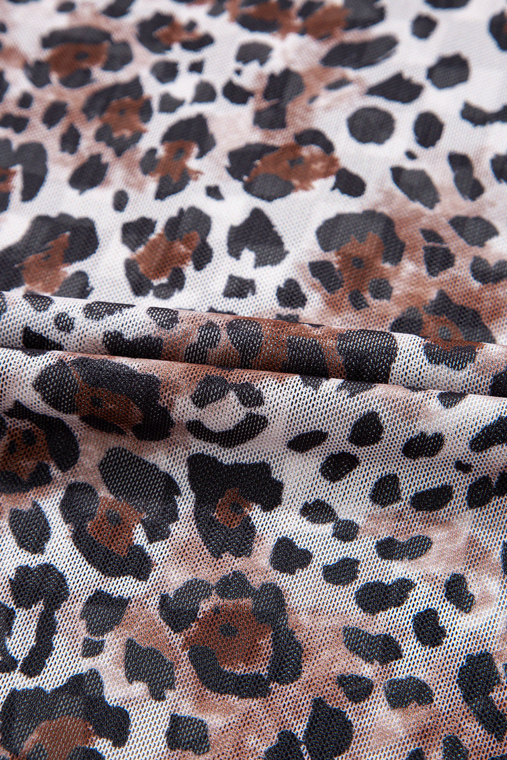 Multicolour Leopard Checkered Double Printed Reversible Sleeveless Long Dress