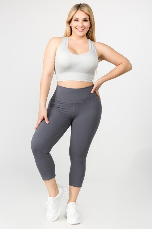 Buttery Soft Capri Activewear  Leggings