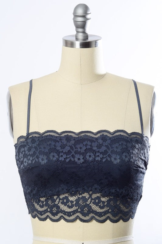 Wide Lace Bandeau