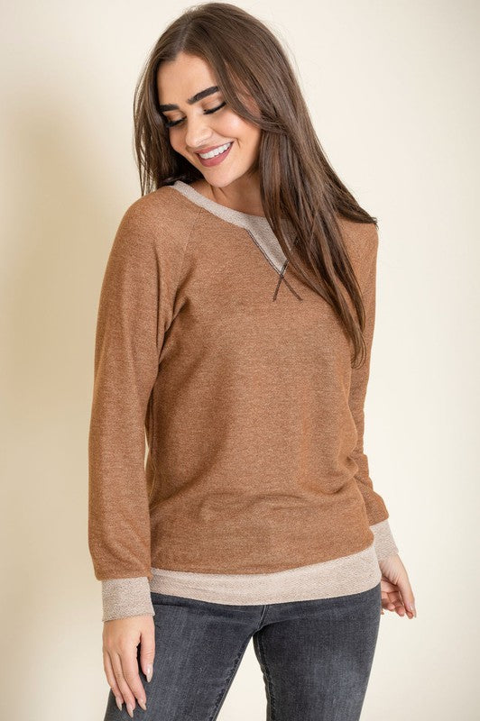 Terry Crew Neck Tunic