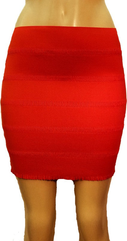 WOMEN'S ELASTIC BANDAGE SKIRT