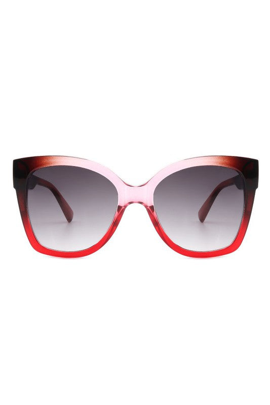 Women Square Oversize Cat Eye Fashion Sunglasses