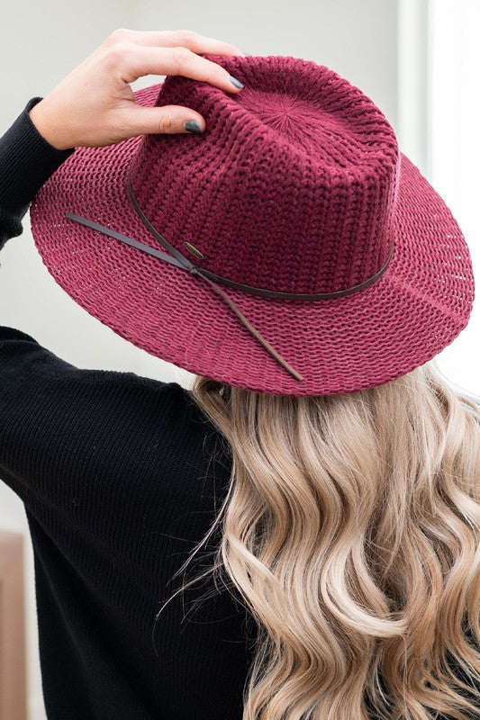 C.C Fedora Knitted Hat