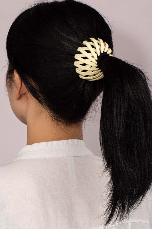 Matte color Pony Tail or Bun Hair Holder