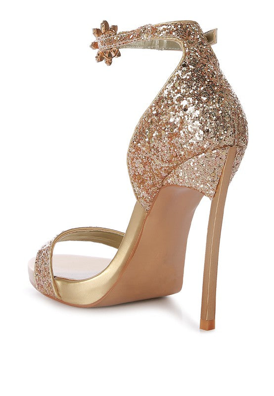 Straight Fire High Heel Glitter Stilettos