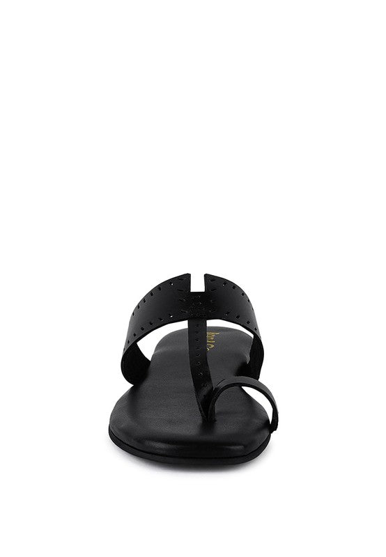 MILA Toe Ring Thong Slip Ons