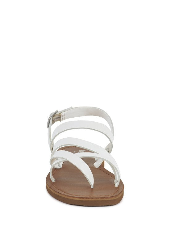 SLOANA Strappy Flat Sandals