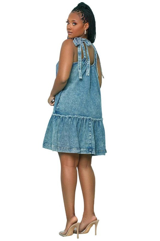 SEXY SUMMER DENIM DRESS