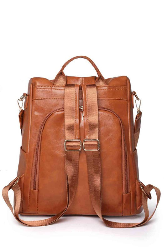 Marcy Zipper Pocket Backpack