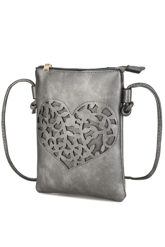 MKF Collection Heartly Crossbody Bag by Mia K