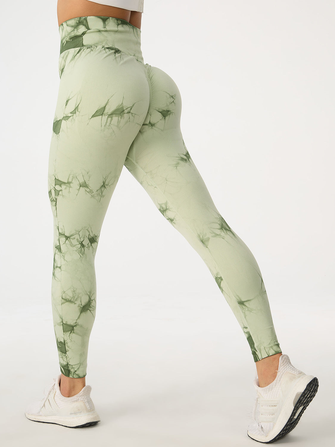 Printed High Waist Active Pants