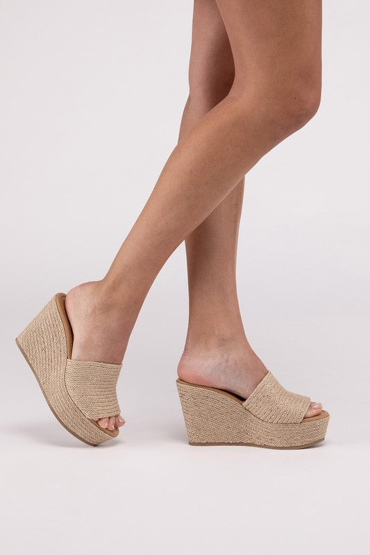 Bounty-S Wedge Platform Heels