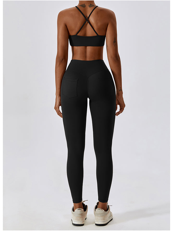 Wide Waistband Sports Pants